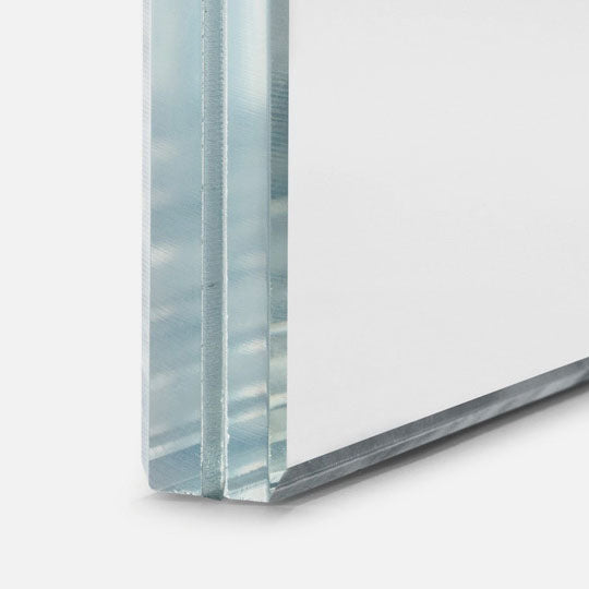 Reinforced transparency Laminate glass is used for better sound proofing while keeping the transparency