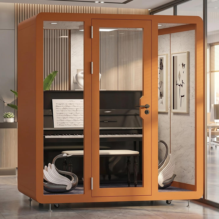 Soundproof Office Pod with 2 Person Glass