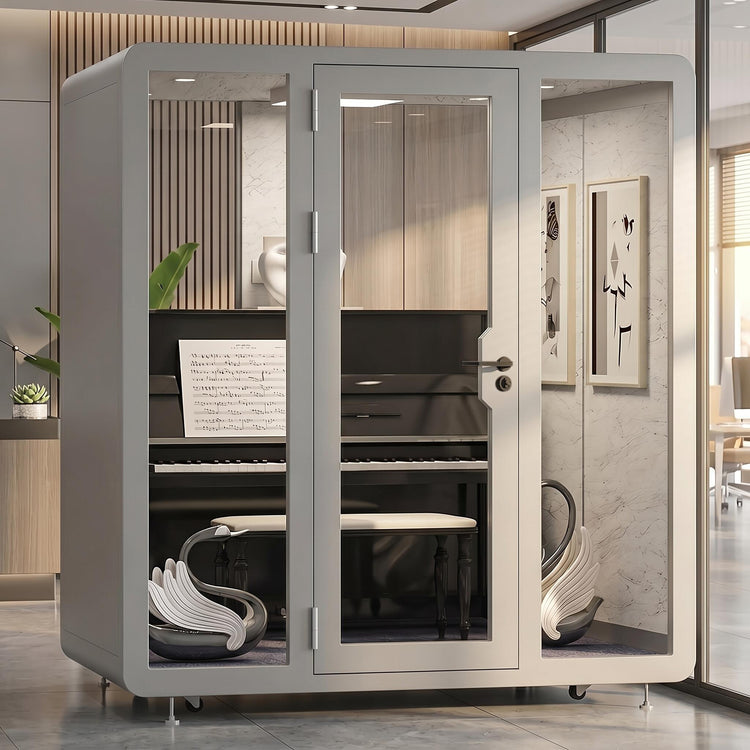 Soundproof Office Pod with 2 Person Glass