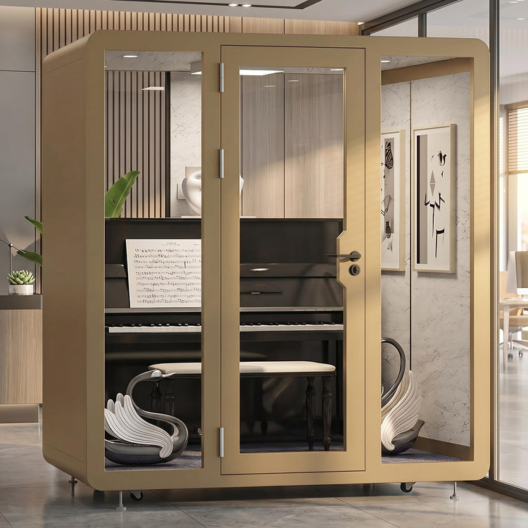 Soundproof Office Pod with 2 Person Glass