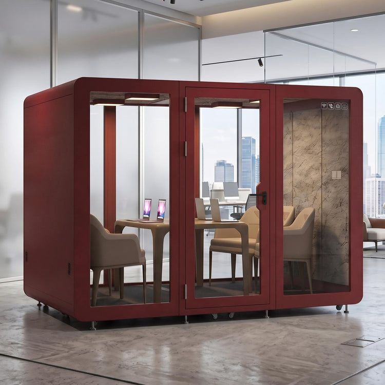 Soundproof Office Pod with 6 Person  for Sleeping  Calls Meetings