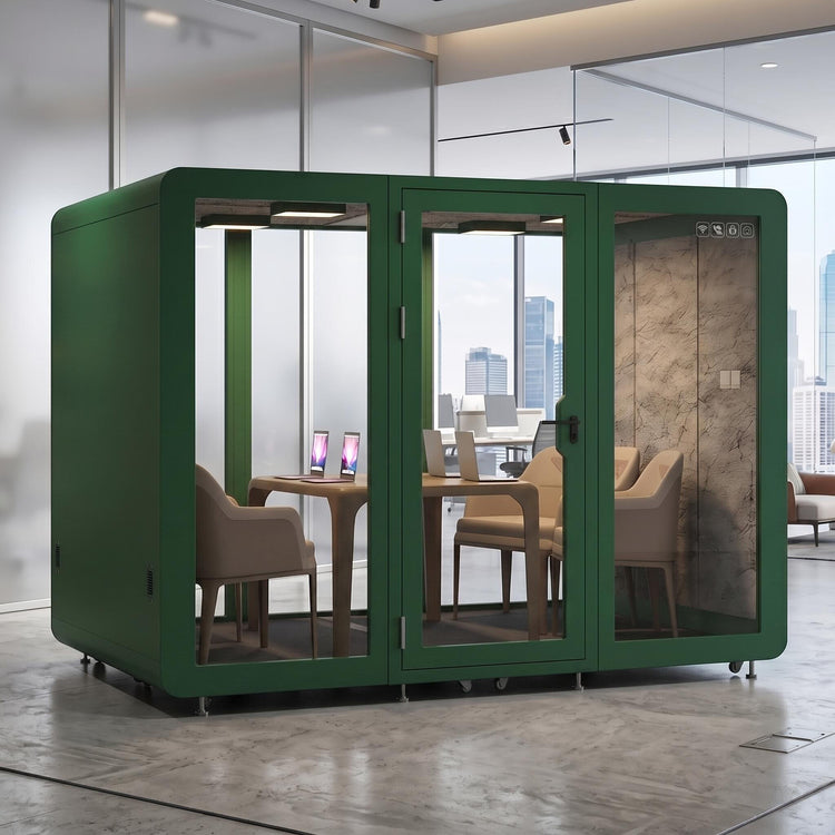 Soundproof Office Pod with 6 Person  for Sleeping  Calls Meetings