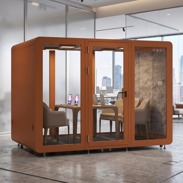 Soundproof Office Pod with 6 Person  for Sleeping  Calls Meetings