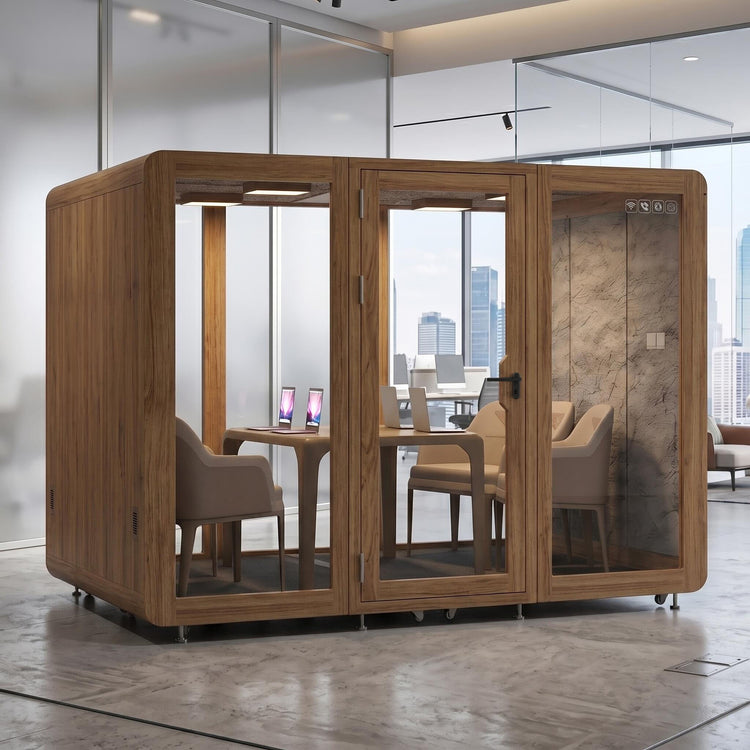 Soundproof Office Pod with 6 Person  for Sleeping  Calls Meetings