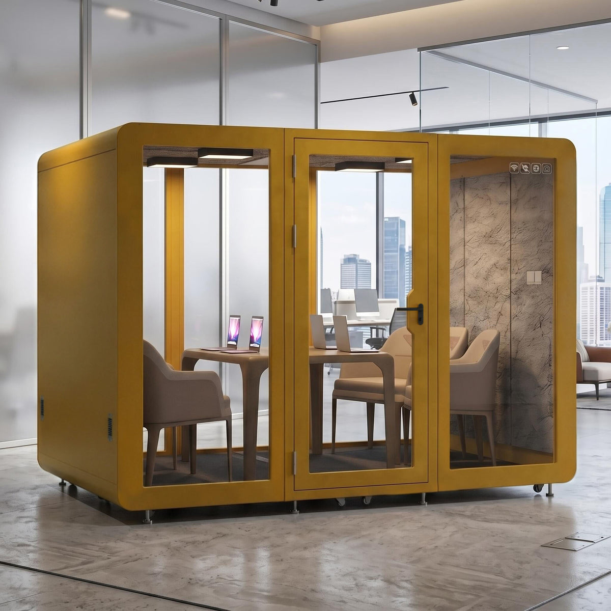 Soundproof Office Pod with 6 Person  for Sleeping  Calls Meetings