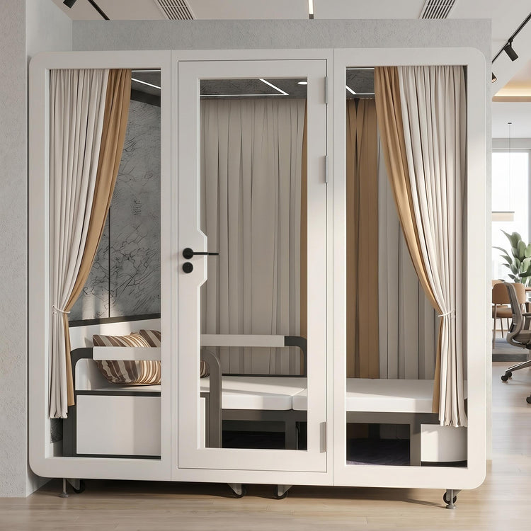 Soundproof Office Pod with 4 Person   for Sleeping  Calls Meetings