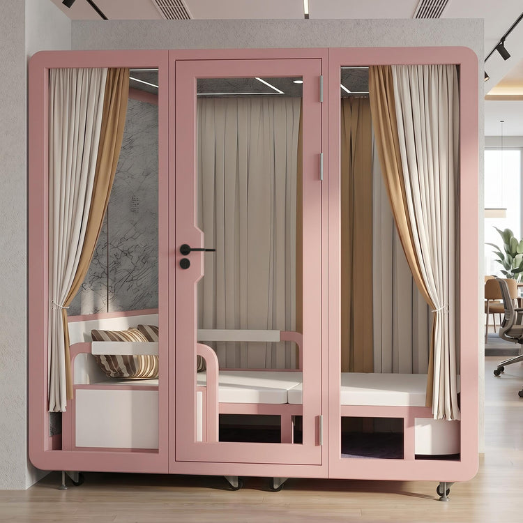 Soundproof Office Pod with 4 Person   for Sleeping  Calls Meetings