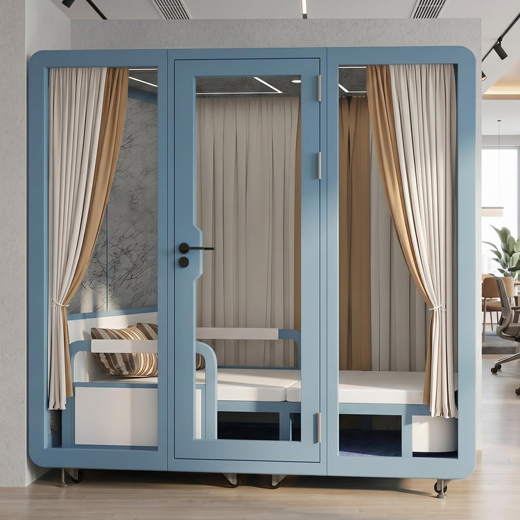 Soundproof Office Pod with 4 Person   for Sleeping  Calls Meetings