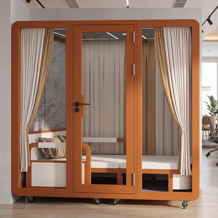 Soundproof Office Pod with 4 Person   for Sleeping  Calls Meetings