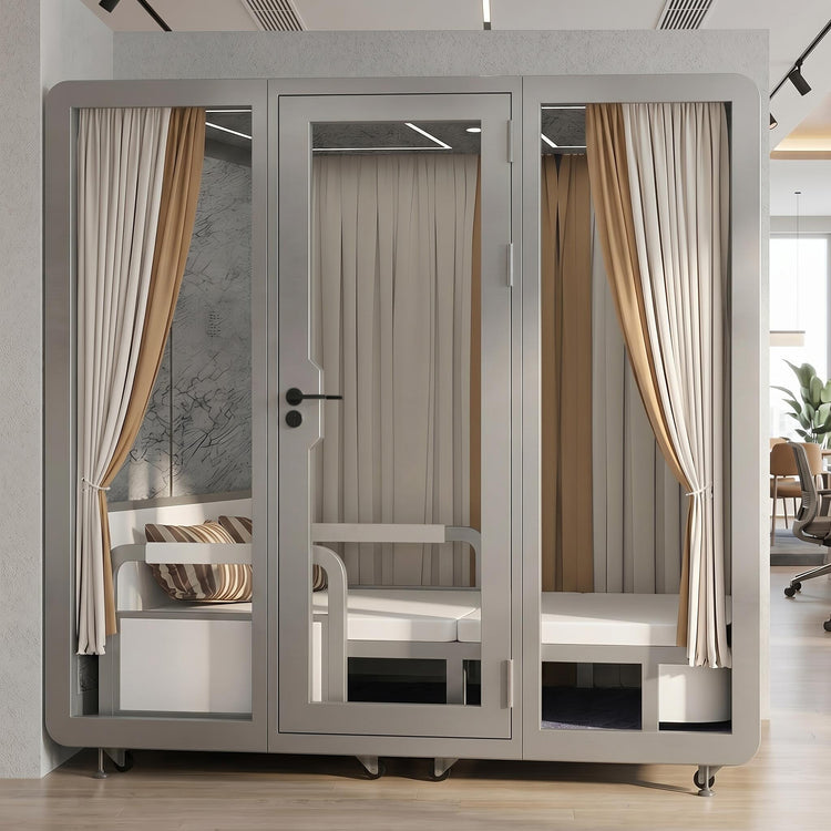 Soundproof Office Pod with 4 Person   for Sleeping  Calls Meetings