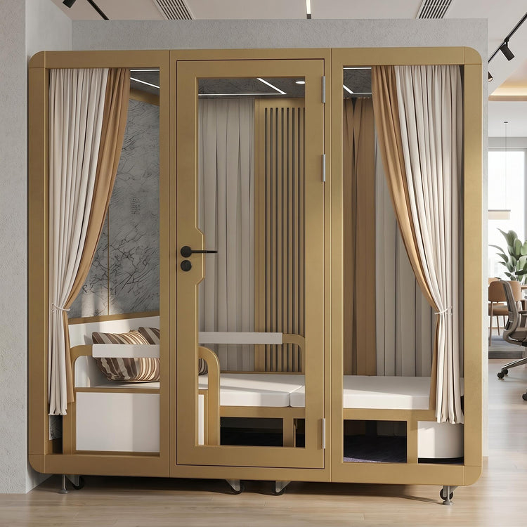 Soundproof Office Pod with 4 Person   for Sleeping  Calls Meetings