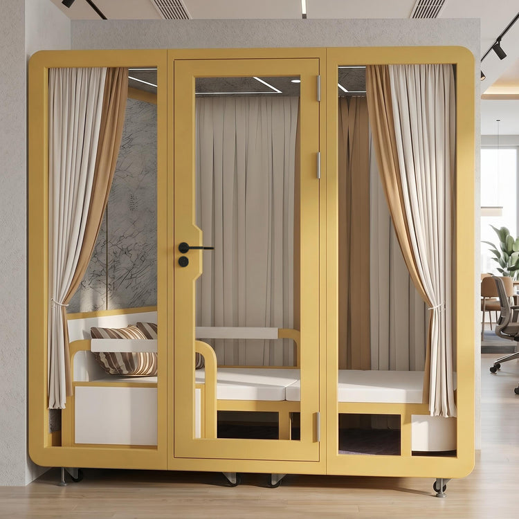 Soundproof Office Pod with 4 Person   for Sleeping  Calls Meetings