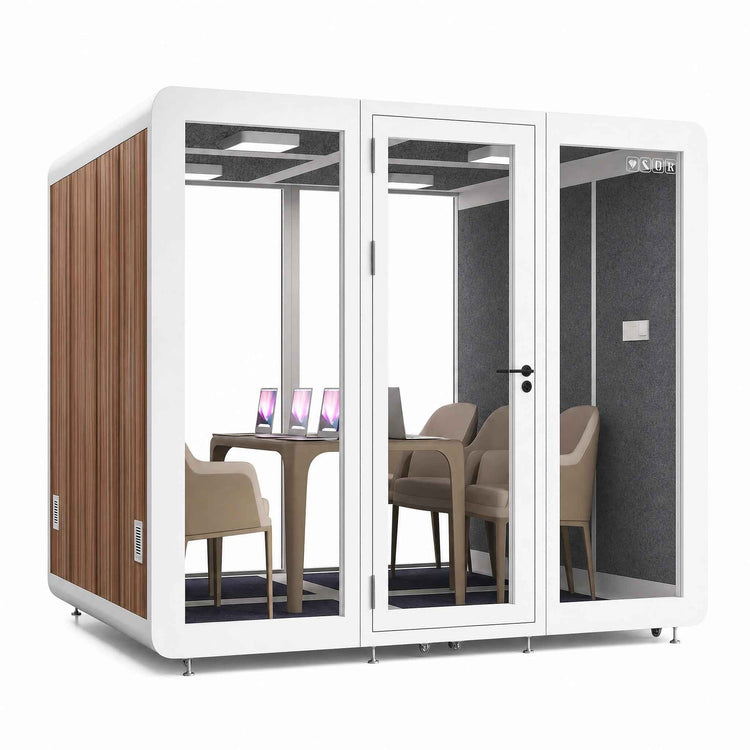 Office Sound Booth with Audio Privacy,Reduce Noise for Negotiation Room