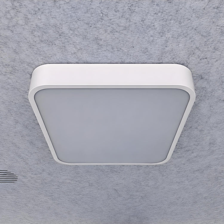 Soft square ceiling lamp, even interior lighting with low glare for comfortable workspace