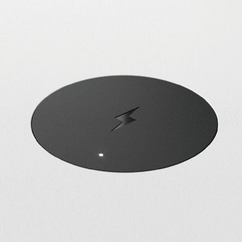15W wireless charger Optional 15W wireless charger embedded into table top