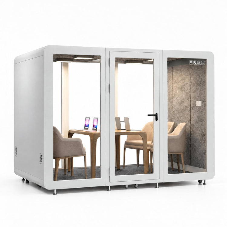 Soundproof Office Pod with 6 Person  for Sleeping  Calls Meetings