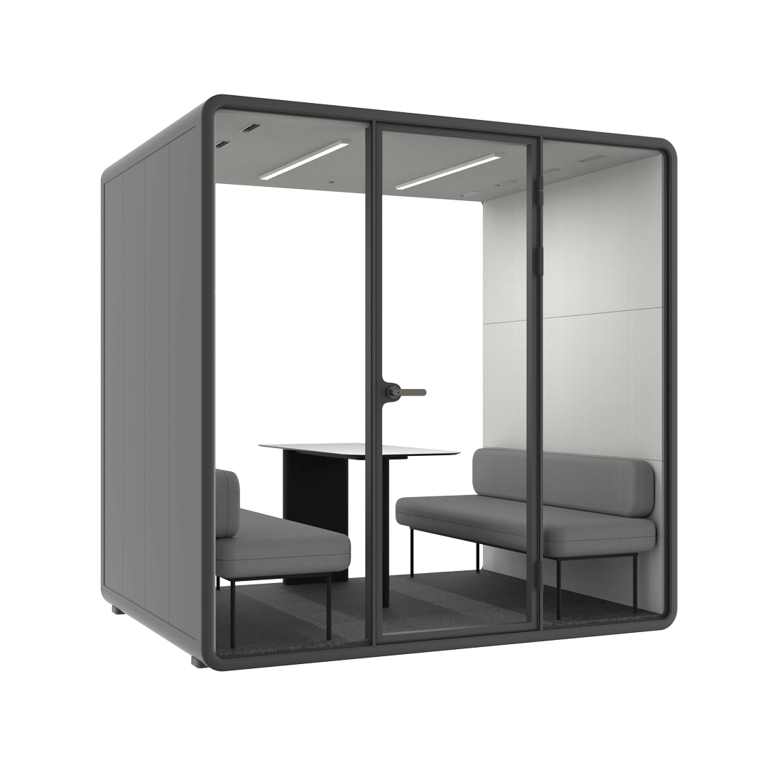 Office Sound Booth with Audio Privacy Sound Room with Steel Plate Structure for Negotiation