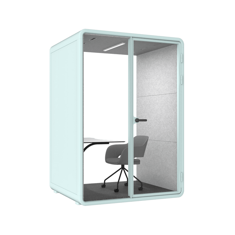 Soundproof Booth with 1 Person Single  for Open Plan Office