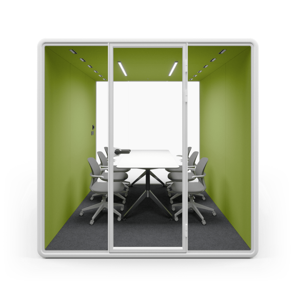 Office Sound Booth with Audio Privacy with Fans,Steel Plate Structure for Meeting Room