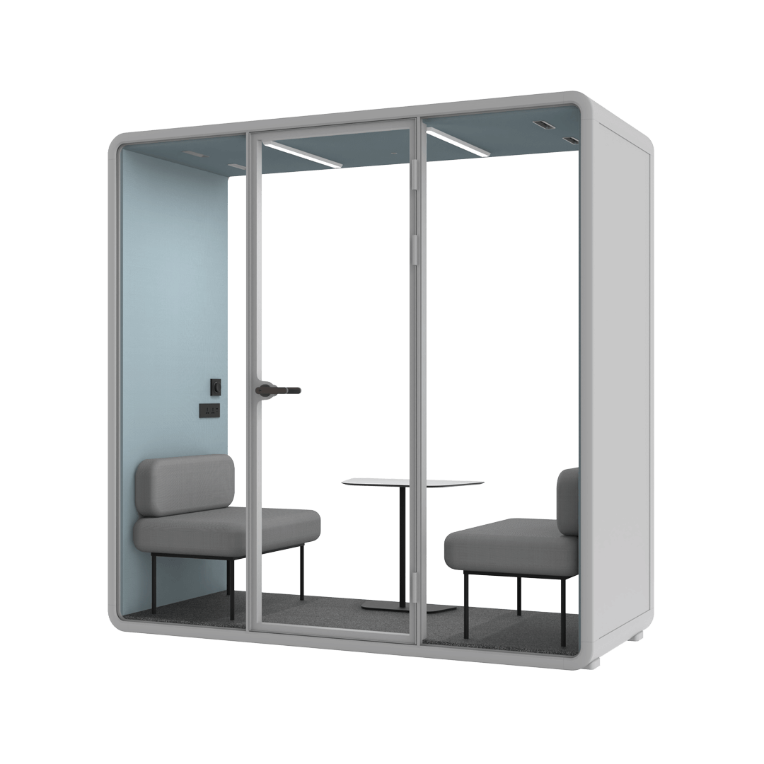 Soundproof Booth with 4 Person for Private Meetin
