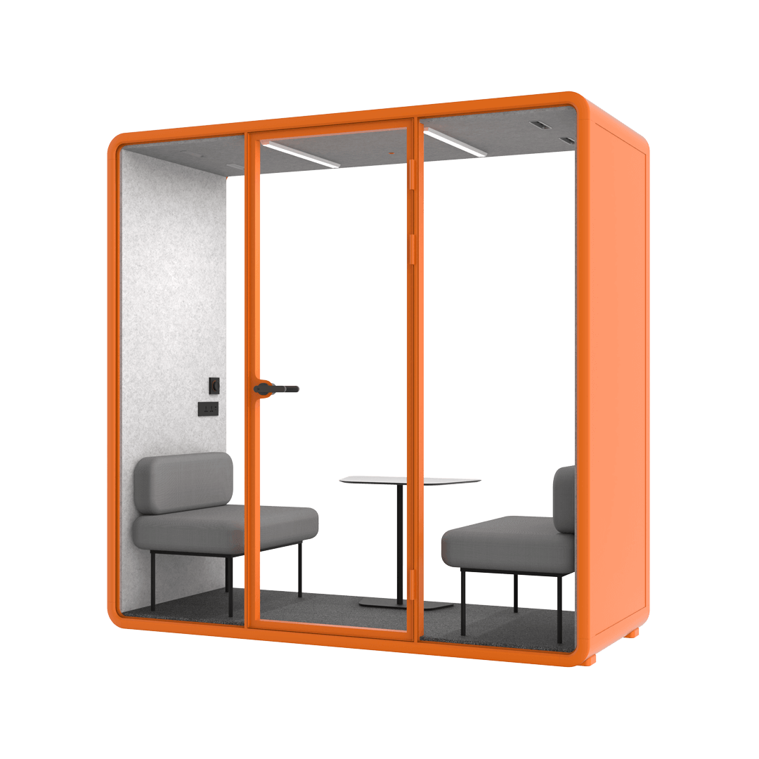 Soundproof Booth with 4 Person for Private Meetin