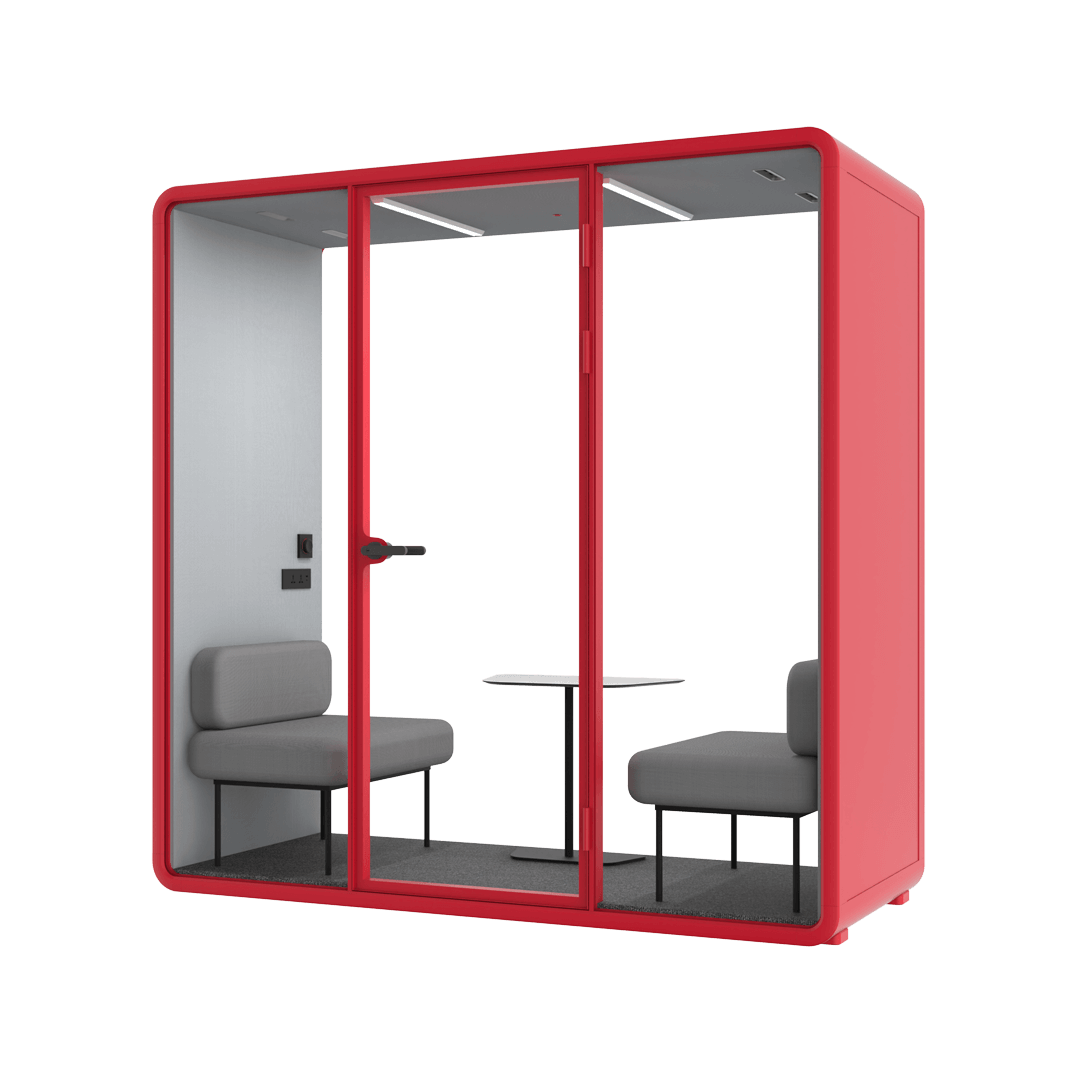 Soundproof Booth with 4 Person for Private Meetin