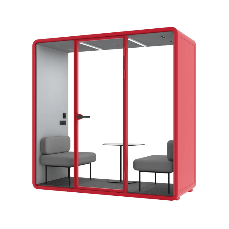 Soundproof Booth with 4 Person for Private Meetin