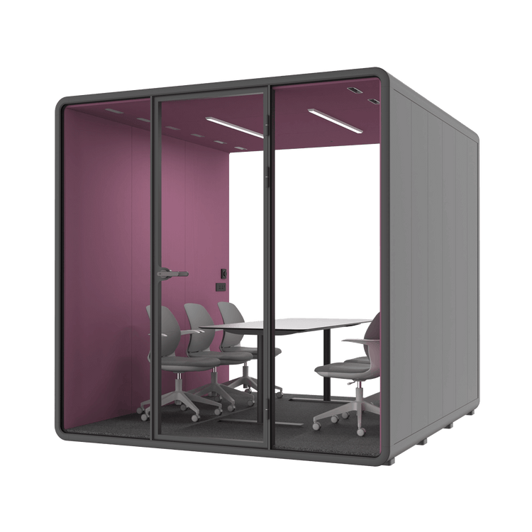 Office Sound Booth with Audio Privacy with Fans,Steel Plate Structure for Meeting Room