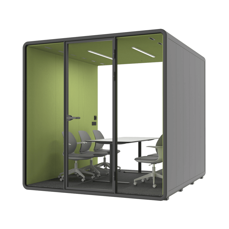 Office Sound Booth with Audio Privacy with Fans,Steel Plate Structure for Meeting Room