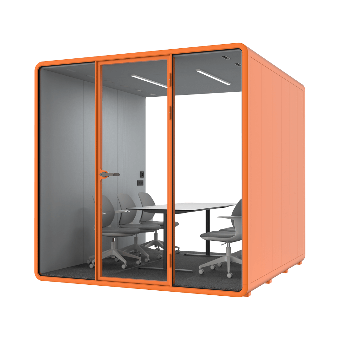 Office Sound Booth with Audio Privacy with Fans,Steel Plate Structure for Meeting Room