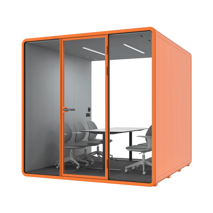 Office Sound Booth with Audio Privacy with Fans,Steel Plate Structure for Meeting Room