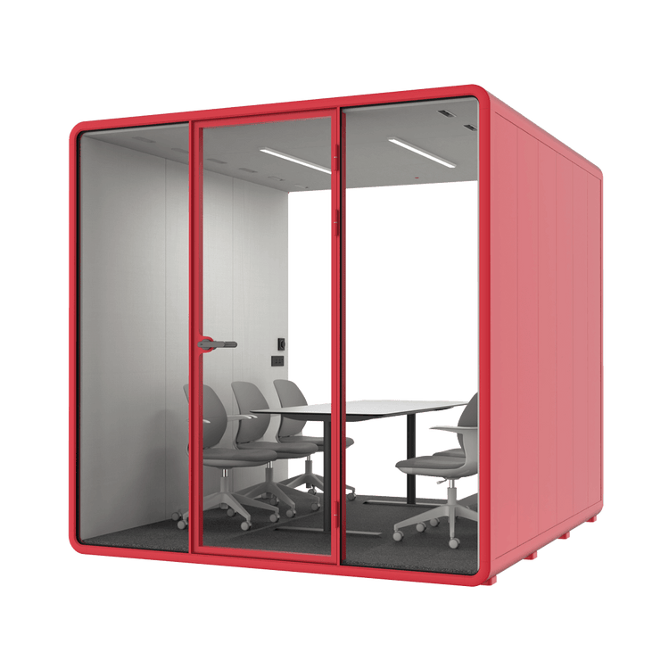 Office Sound Booth with Audio Privacy with Fans,Steel Plate Structure for Meeting Room