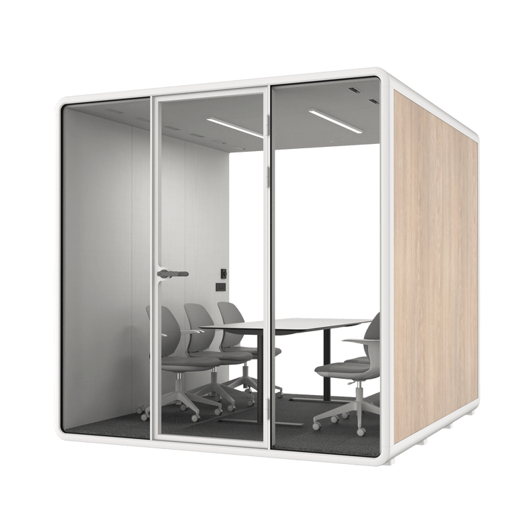 Office Sound Booth with Audio Privacy with Fans,Steel Plate Structure for Meeting Room