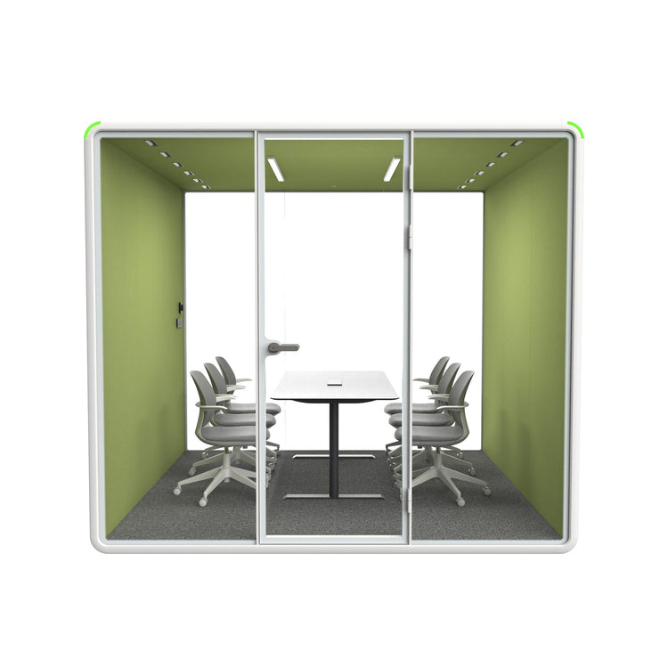 Office Sound Booth with Audio Privacy with Fans,Steel Plate Structure for Meeting Room