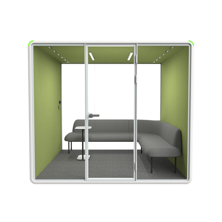 Office Sound Booth with Audio Privacy with Fans,Steel Plate Structure for Meeting Room