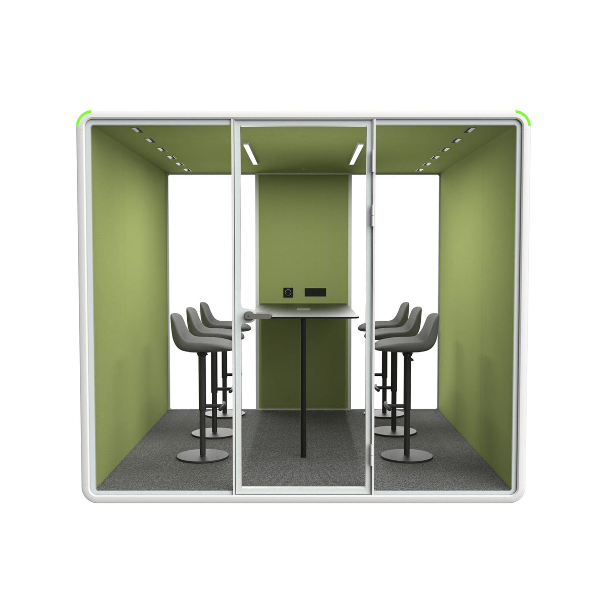 Office Sound Booth with Audio Privacy with Fans,Steel Plate Structure for Meeting Room