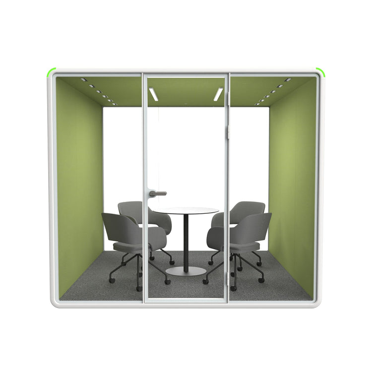 Office Sound Booth with Audio Privacy with Fans,Steel Plate Structure for Meeting Room